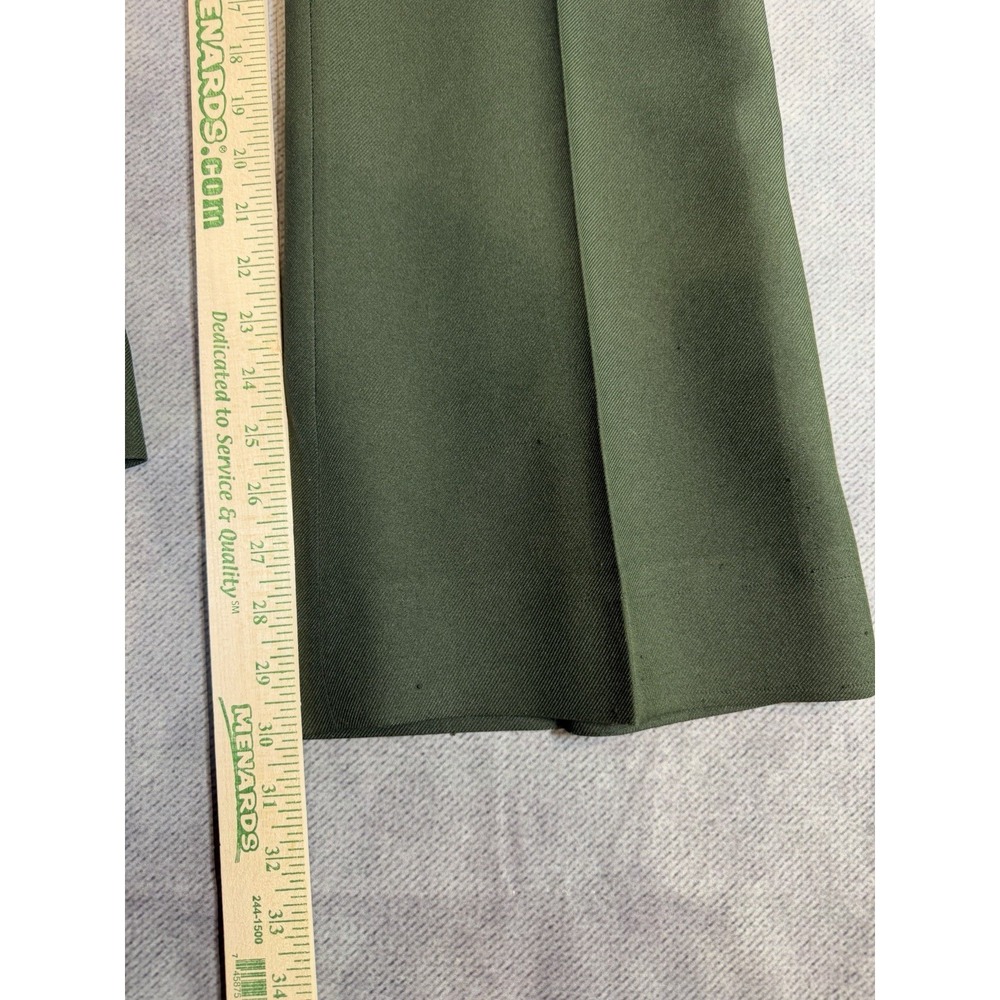 Lot of 3 WESTERN Men's Pants Polyester Cotton Blend 36 Blue Green Brown 1950's - Picture 12 of 16